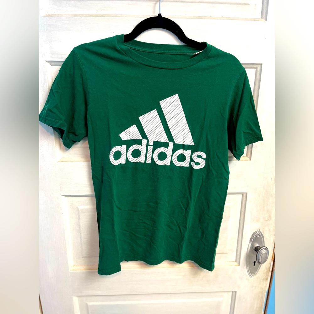 Green Adidas t-shirt